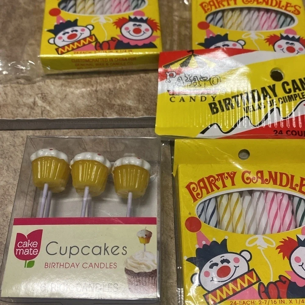 Birthday Candle Bundle Party Supplies Kids